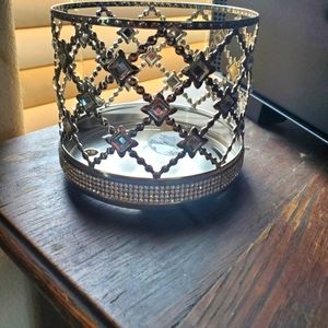 Bath and body Works rhinestone candle holder